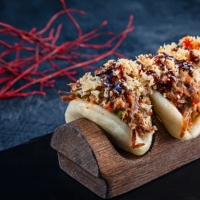 Gua bao di salmone - Miza Sushi Pompei