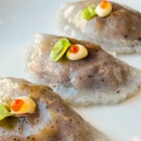 Raviolo di charsiu - MOJI Sushi Portici