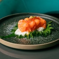 SASHIMI SALMON BURRATA 8PZ - Moko Sushi