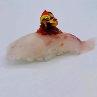 Nigiri branzino - Ikura Sushi Sorrento