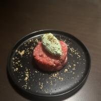 TARTARE MANZO CON GELATO AL BASILICO - ANTICA VINERIA AVANGUARDISTA