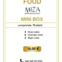 MINI BOX 15 PEZZI - Miza Sushi Pompei