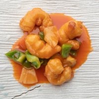 Tris di gamberi* Argentini con salsa in agrodolce - Demo gastronomia