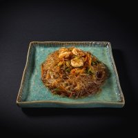 SPAGHETTI DI SOIA CON GAMBERI - Coquille Sushi