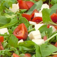 insalatina di rucola pomodorini e scaglie - Caffè Centrale Capaccio