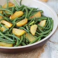 fagiolini e patate lesse all'insalata - Caffè Centrale Capaccio