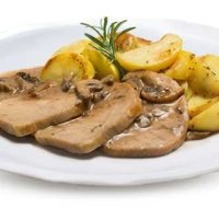 Scaloppine funghi e patate - Demo Bari Ristorante