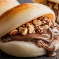 Bao nutella e granella di nocciole - HIBI POKE