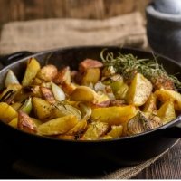 PATATE E CIPOLLA AL FORNO - Tre G Food