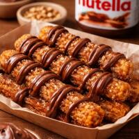 CHURROS CON NUTELLA - Degù Ham