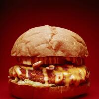 A8  Chicken Crispy Burger - Degù Ham