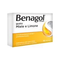 Benactiv Gola Miele/Limone pastiglie - Farmacia Diciotto