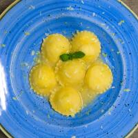 HP - Ravioli con Ricotta di Bufala, Burro e Limone - Prime Querce Menù