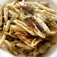 Cortecce con Carciofi, Pancetta e Pomodorini - PrimeQuerce Menù