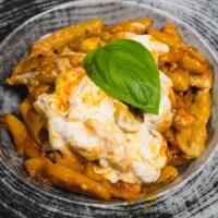 HP - Strozzapreti Cilentani con Pomodoro, Basilico e Stracciatella di Bufala - Prime Querce Menù