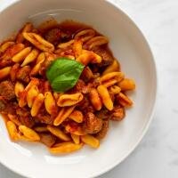 Cavatielli con pomodoro e Basilico - PrimeQuerce Mezza Pensione
