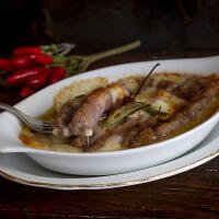 Salsiccia arrosto con provola - Paestum in Tavola