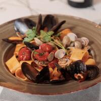 Mezzi paccheri ai frutti di mare - Paestum in Tavola