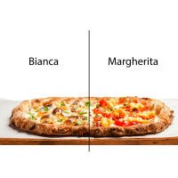 Mezzo metro base bianca e margherita - Paestum in Tavola