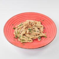 Cortecce con crema di noci e funghi porcini - Paestum in Tavola