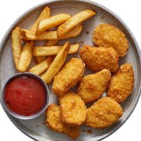 Vegan Green Chik'n Nuggets + Masterchips - PeterLand Arco Felice