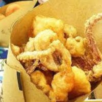 CUOPPO CALAMARI GAMBERI E ZEPPOLINE - Lo Sparviero