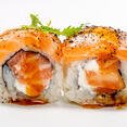 USP5 - Salmon flambe roll 4pz - Takiya Sushi casoria