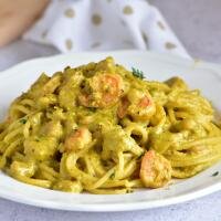 Tagliatelle Gamberi e Pistacchio - Bistrò 26