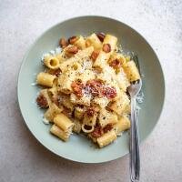Rigatoni alla carbonara - Bristoforno Caserta