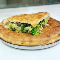 Pizza a ruoto ripiena Scarola completa - Bristoforno Caserta