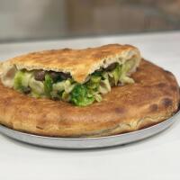 Pizza a ruoto ripiena scarola semplice - Bristoforno Caserta