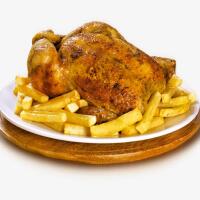 Pollo allo spiedo con patatine - Sfizi e capricci Procida