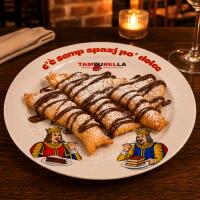 ANGIOLETTI FRITTI CON NUTELLA - Tamburella - Trattoria e Pizzeria