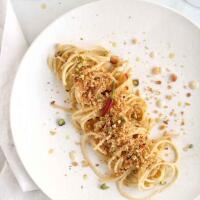 Aglio, olio e crumble di pane - Tamburella - Trattoria e Pizzeria