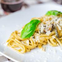 LINGUINE ALLA NERANO - Tamburella - Trattoria e Pizzeria