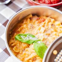 PASTA E PATATE CON PROVOLA - Tamburella - Trattoria e Pizzeria