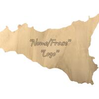 Tagliere Sicilia in Legno - Tastami.it