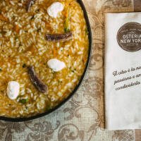 RISOTTO FIORE E ALICI - Osteria New York