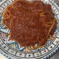 Spaghetti Amatriciana - Bella Palermo Gastronomia