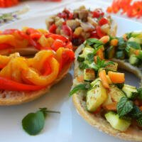 Fresella con Verdure Grigliate - Demo Lido La Playa