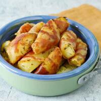 Patate al Forno con Bacon - Pizzeria Pepe Nero