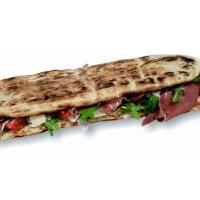 Panuozzo Provola, Cotto, Rucola e Pomodorini - Pizzeria T'Impasto