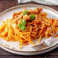 Pasta ragu di salsiccia - Vacca Bòna