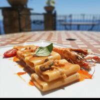 Paccheri rigati ai Frutti di Mare - Ristorante tre gufi