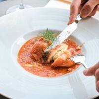 Calamari farciti al sapore del Cilento - Ristorante tre gufi