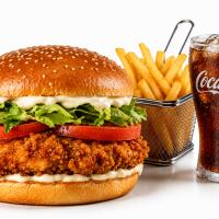 CRISPY CHICKEN BURGER - Rock'n Roll Pizza