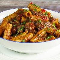 Rigatoni al ragù di polpo - Minuetti LAB