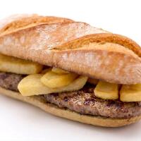 Panino hamburger e patatine - Food Evolution