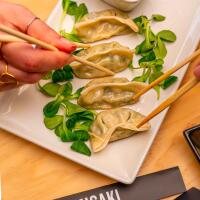 GYOZA AL VAPORE CON GAMBERI E VERDURE 4PZ - Misaki Pompei