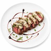 Tagliata al lardo di patanegra - Agriturismo la Tinaia